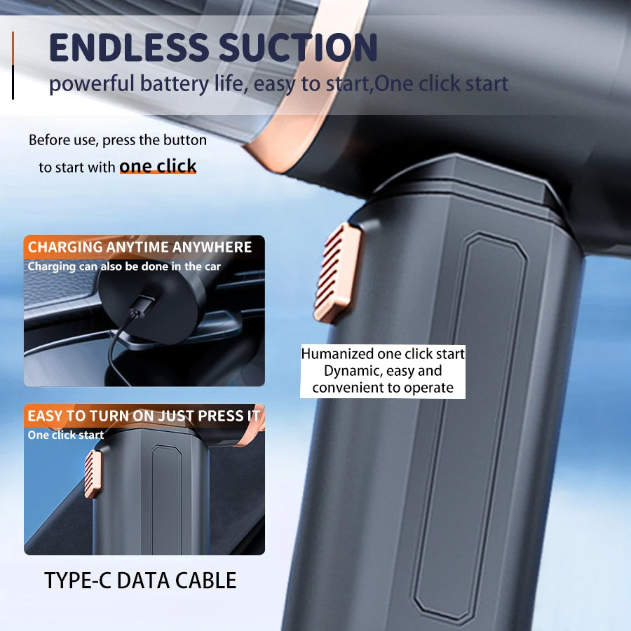 Strong Suction Brushless Vacuum Cleaner Handheld