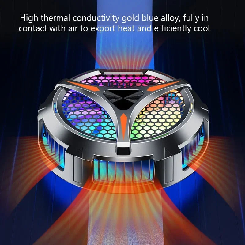 X42 Mute Fan Phone Magnetic Cooler for iPad iphone