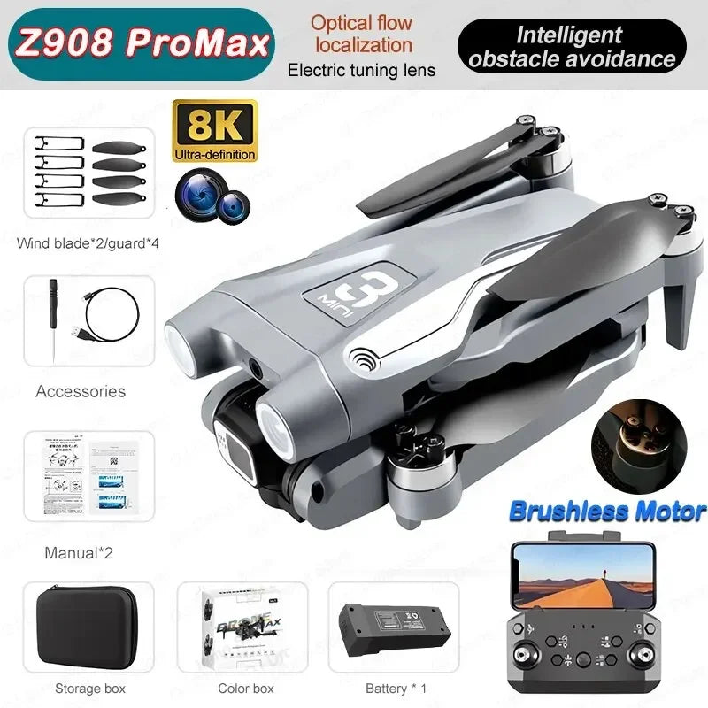 GISAEV Z908 Pro Max Drone Professional 8K GPS