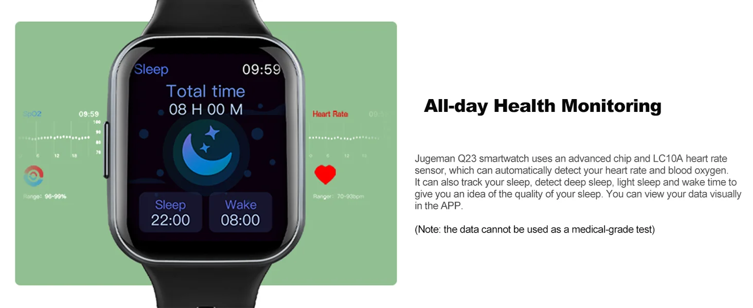 Nerunsa Smart Watch, 1.69" HD Touch Screen