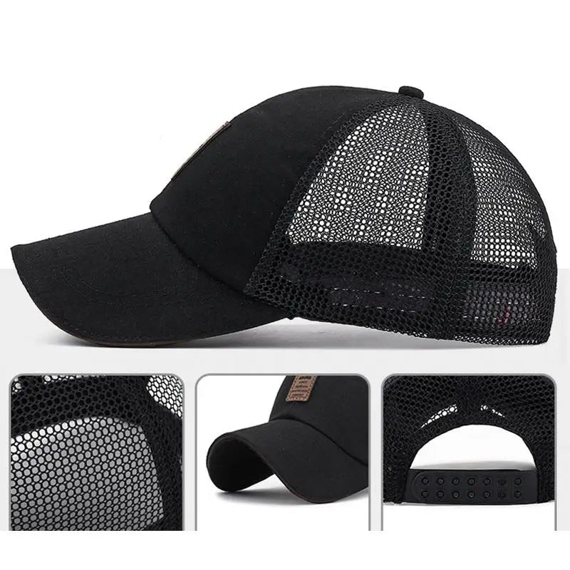 Sport Mesh Baseball Cap Adjustable Unisex