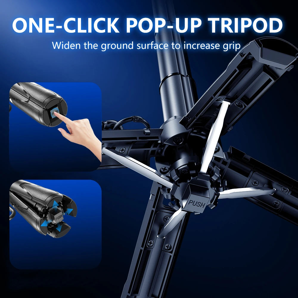 2025 New Handheld Selfie Stick Tripod Stand Foldable