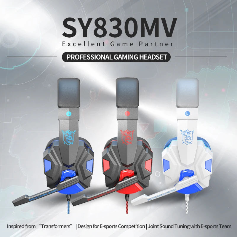 JBJW Esports Gaming Headphone LED Lighting HD