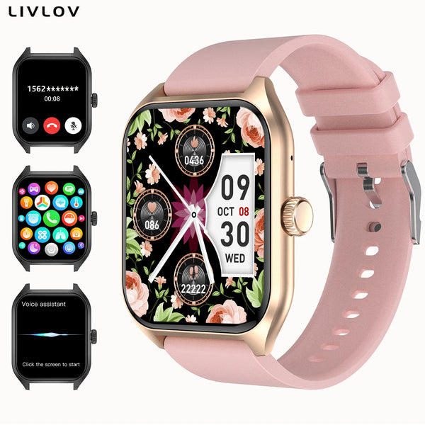 AI Voice Assistant Smart Watch for Men Women