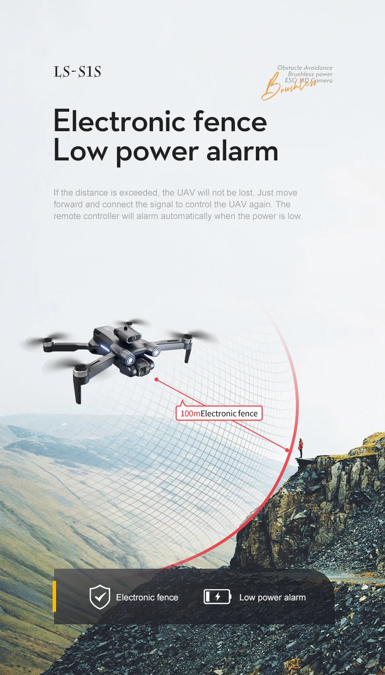 New S1S Mini Drone Profesional 8K HD Camera