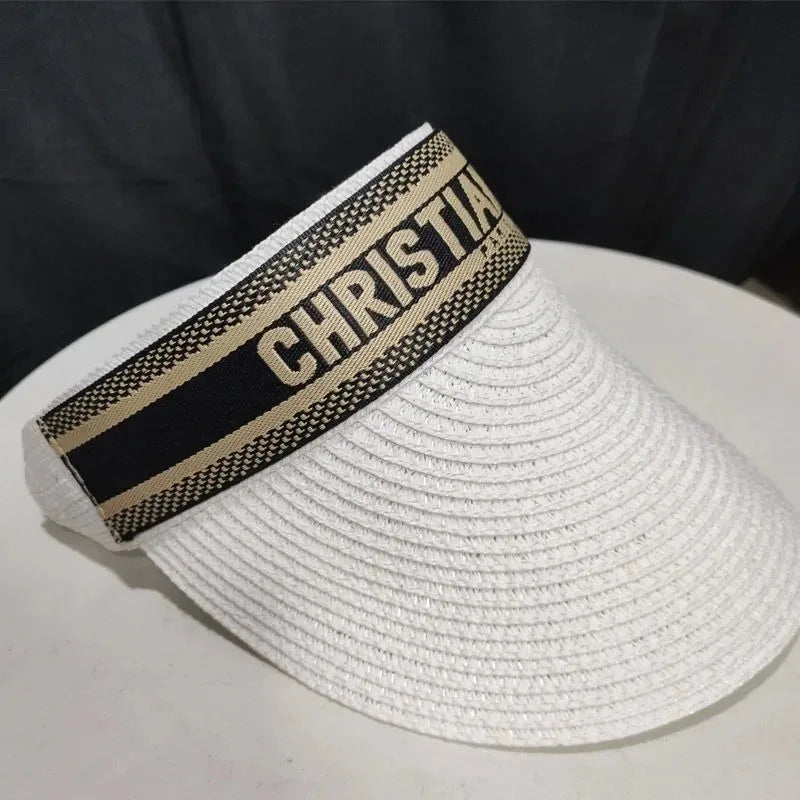 Fashion sun hat, straw hat, beach duckbill hat