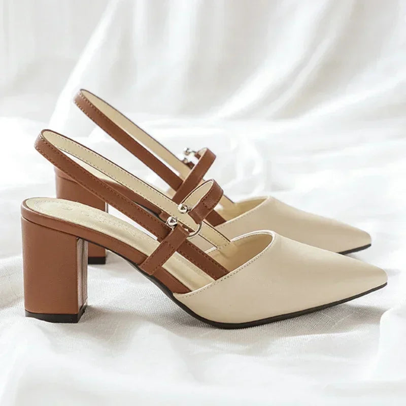 Shoes for Pumps Summer Elegant Chunky High