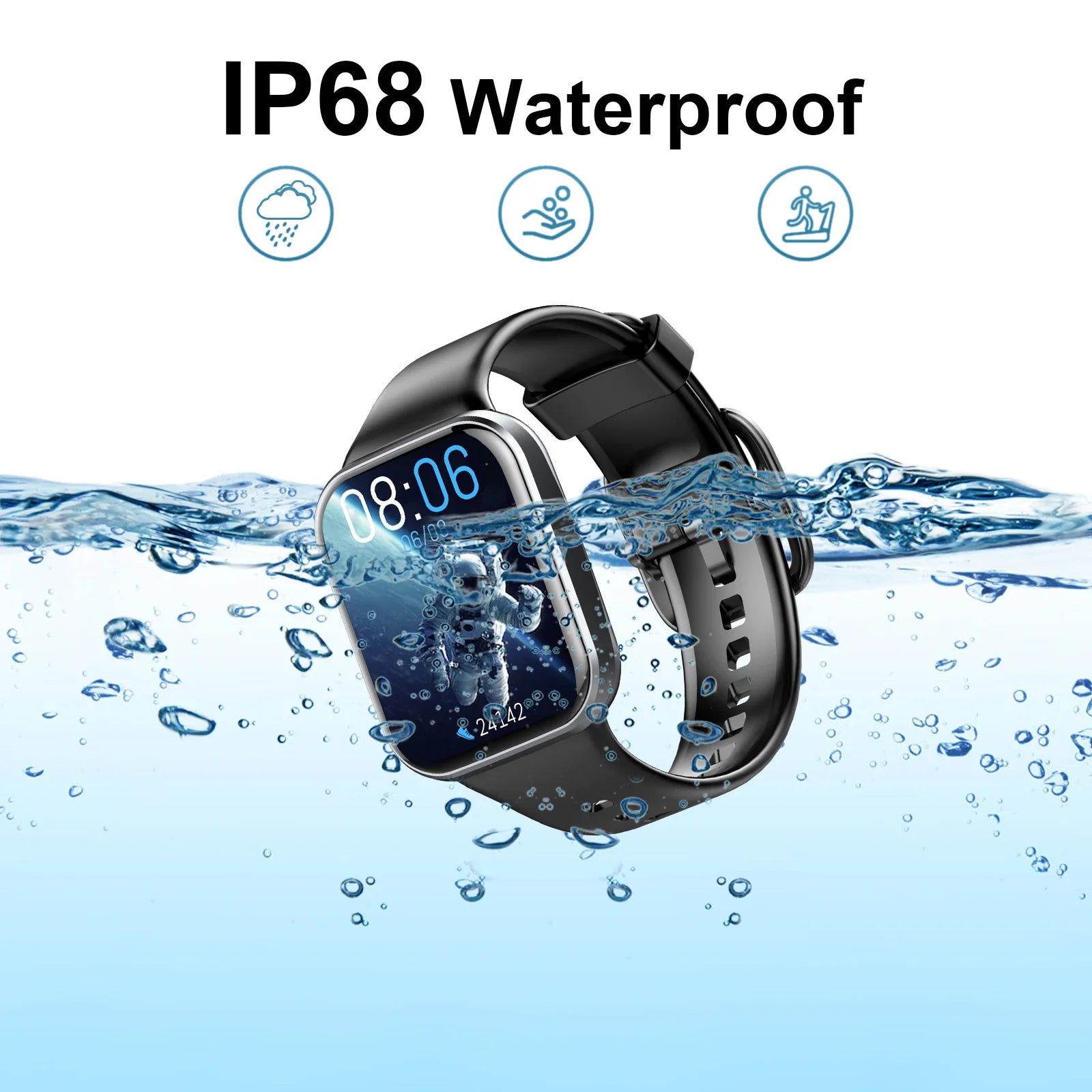 Nerunsa Smart Watch, 1.69" HD Touch Screen