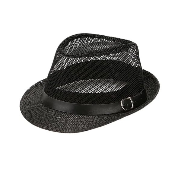 Men s Classic Straw Panama Hat with Wide Brim