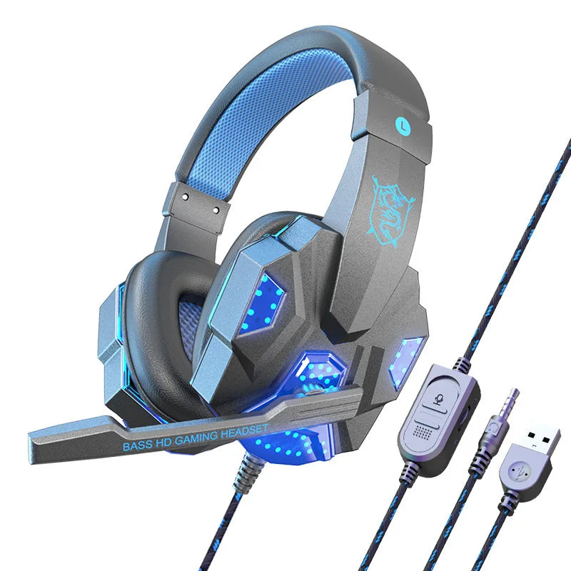 JBJW Esports Gaming Headphone LED Lighting HD
