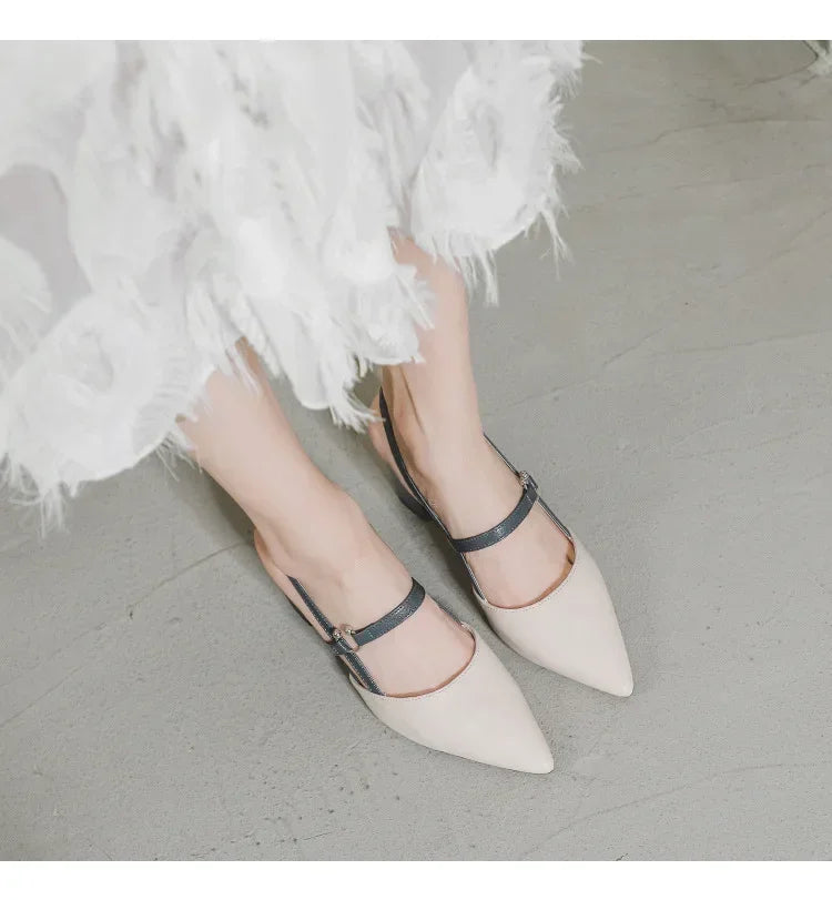Shoes for Pumps Summer Elegant Chunky High