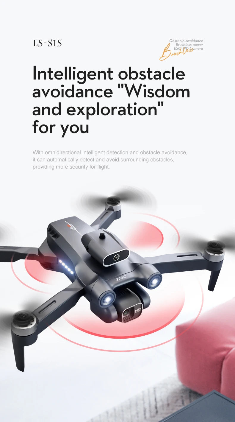 New S1S Mini Drone Profesional 8K HD Camera