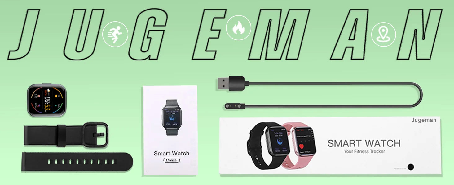 Nerunsa Smart Watch, 1.69" HD Touch Screen
