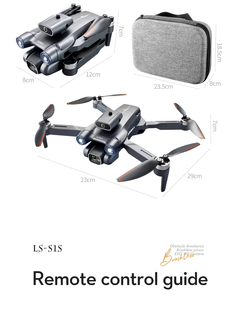 New S1S Mini Drone Profesional 8K HD Camera