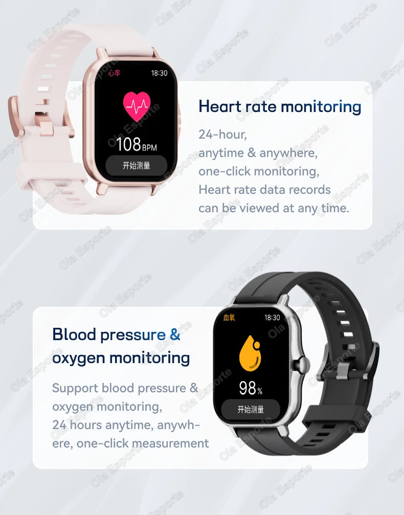 1.83'' Waterproof Smart Watch with Message