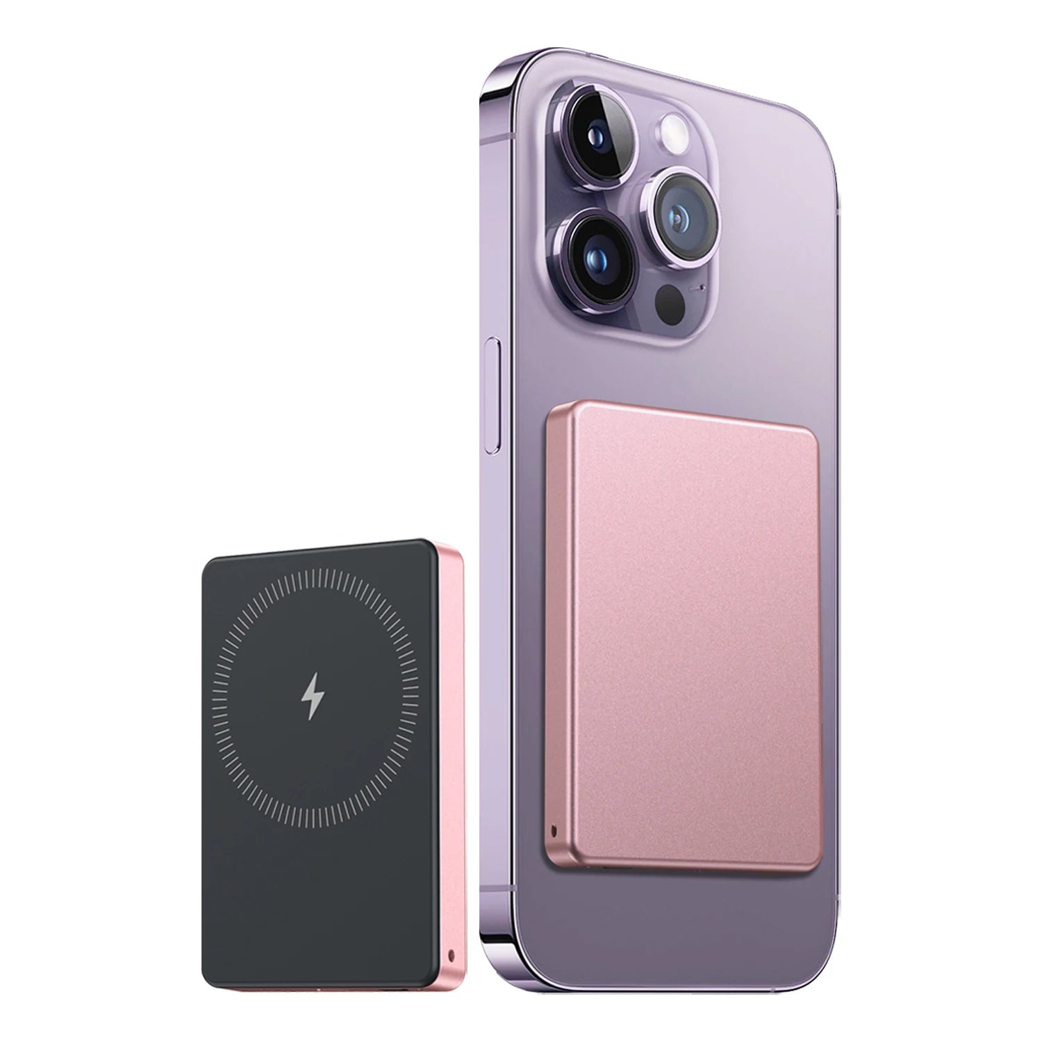 Magnetic Power Bank 5000Mah, Wireless Portable