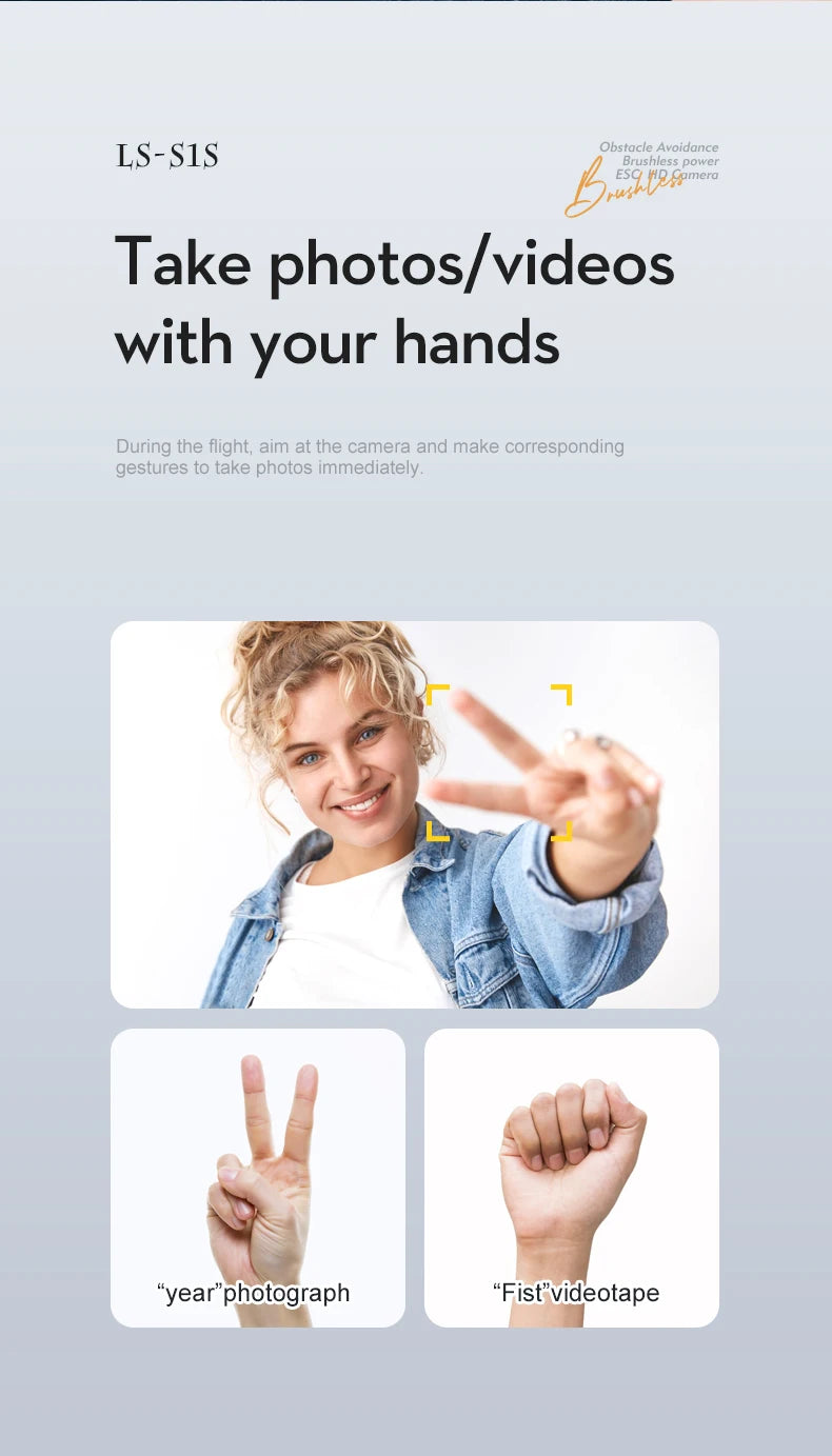 New S1S Mini Drone Profesional 8K HD Camera