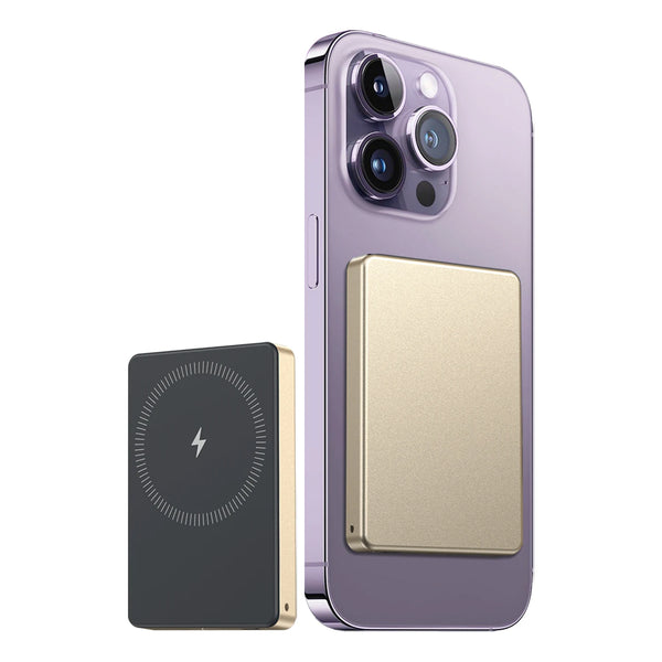 Magnetic Power Bank 5000Mah, Wireless Portable