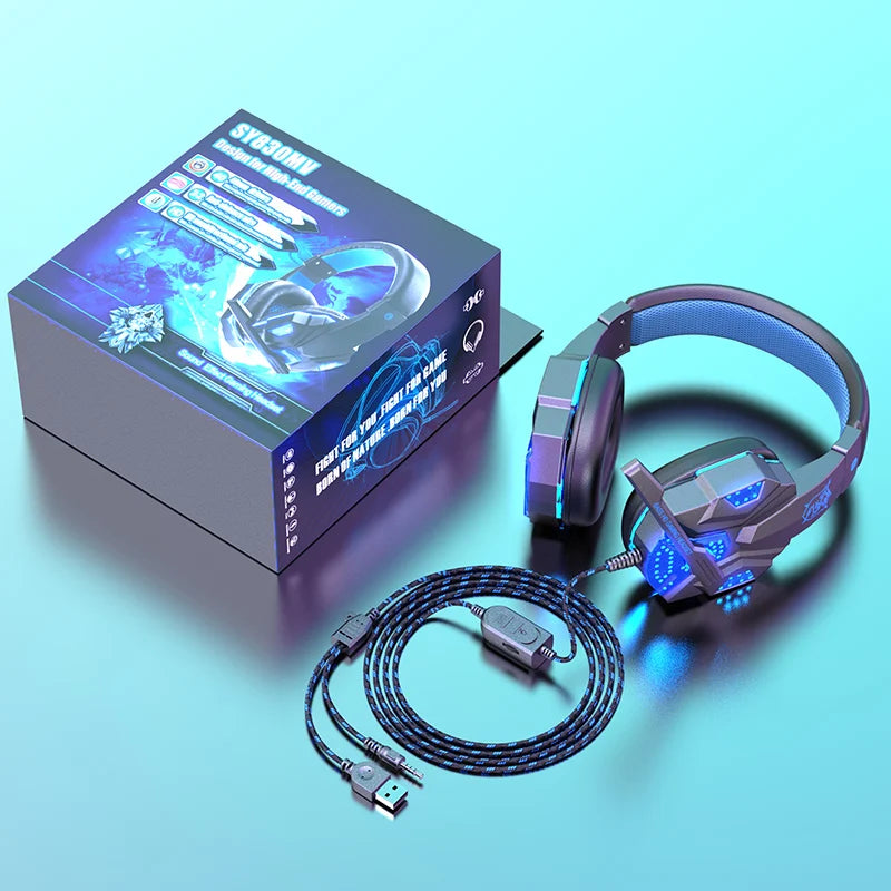 JBJW Esports Gaming Headphone LED Lighting HD
