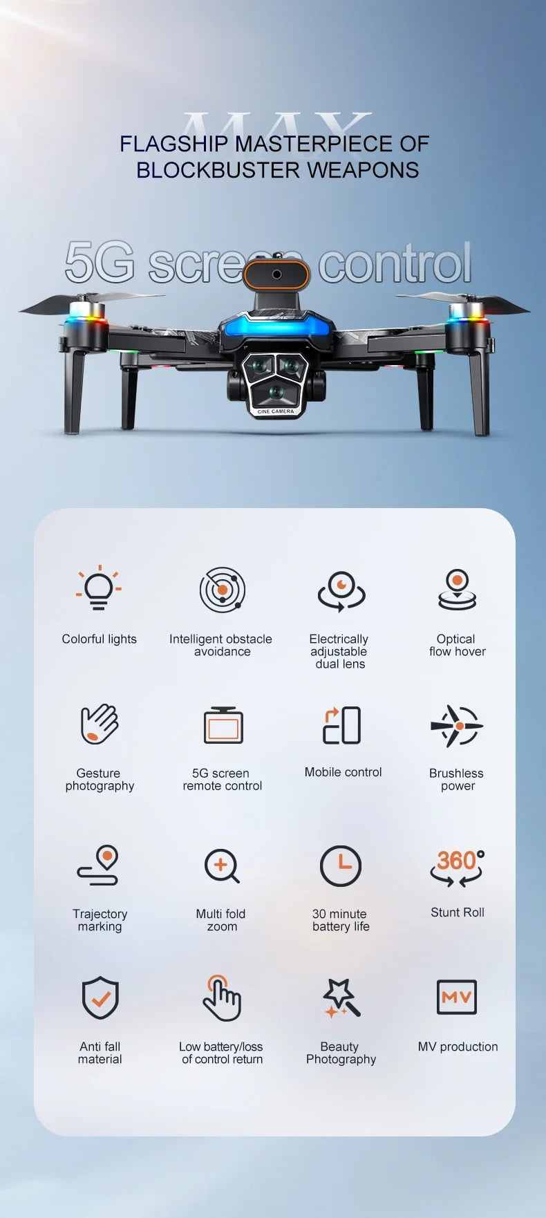 A14 Pro Max For Xiaomi GPS Drone 8K HD Camera