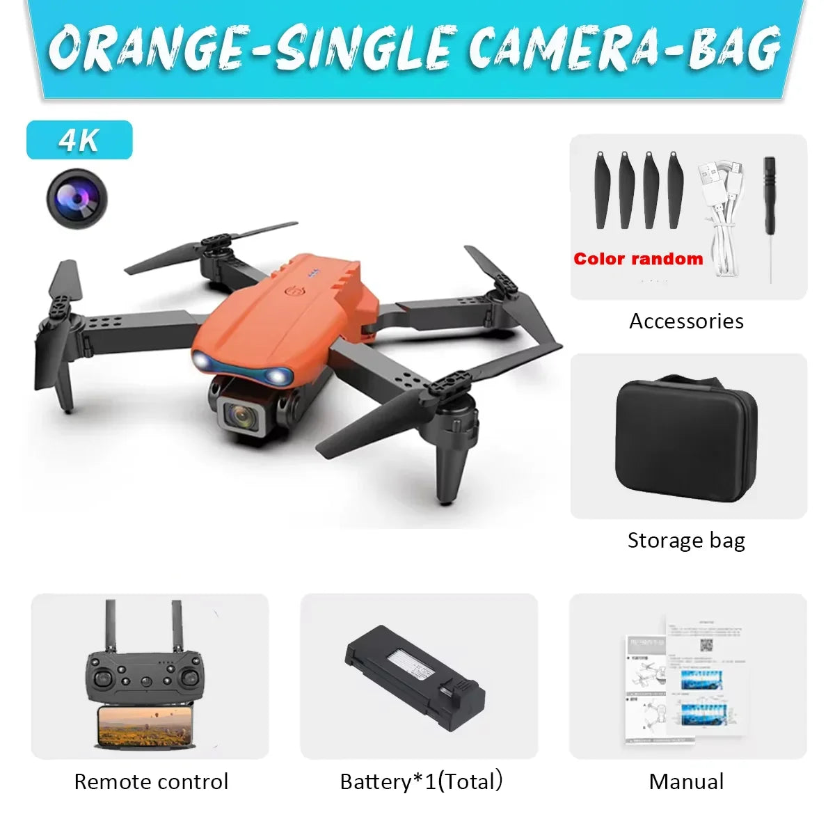Professional HD E99Pro Drone 4k Dual WIFI fpv