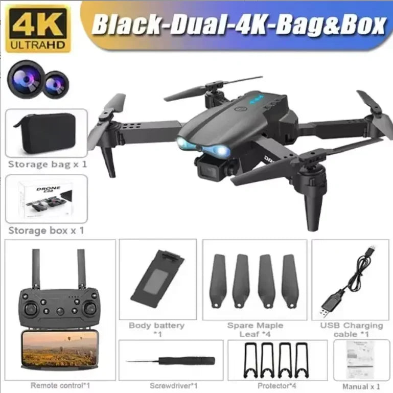 Professional HD E99Pro Drone 4k Dual WIFI fpv