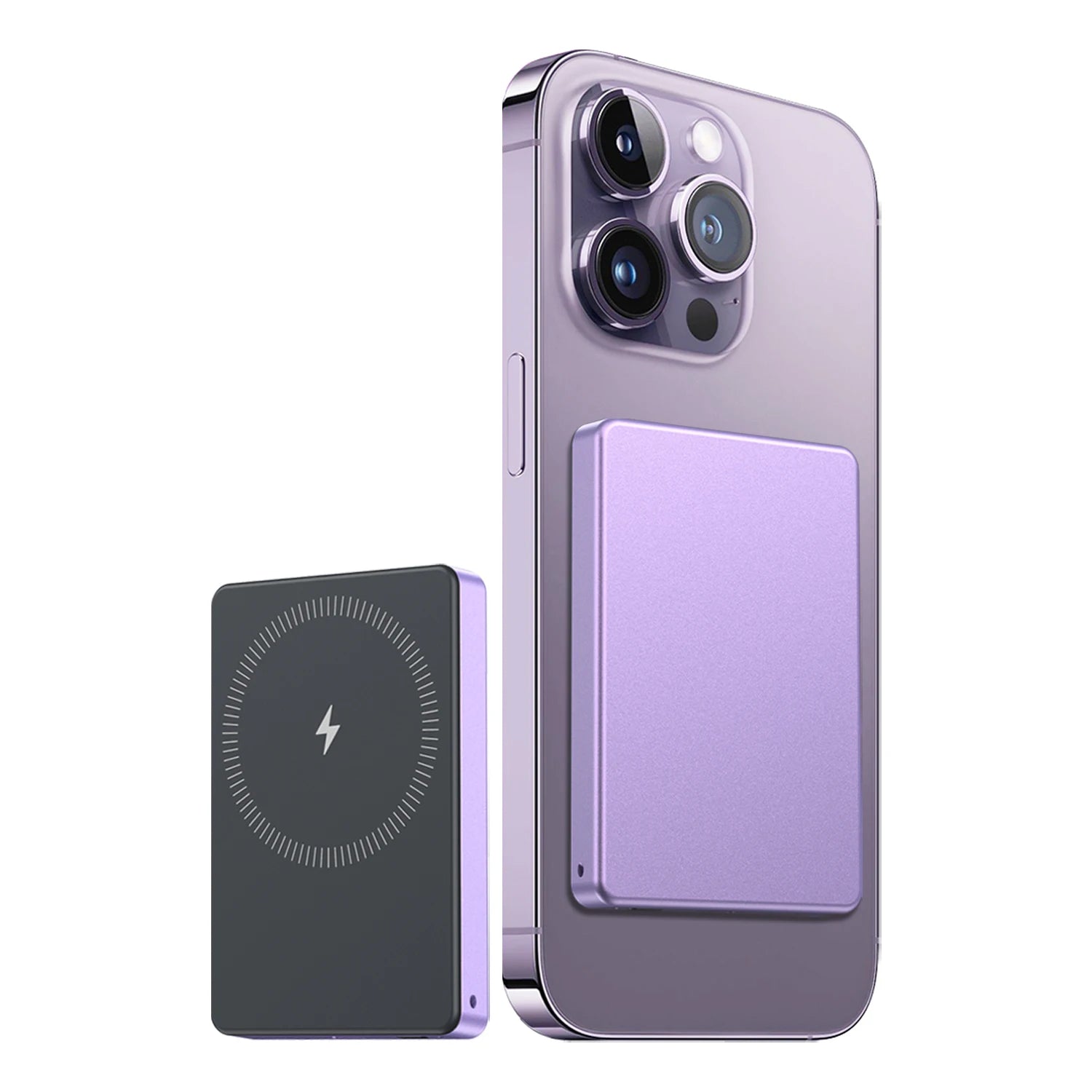 Magnetic Power Bank 5000Mah, Wireless Portable