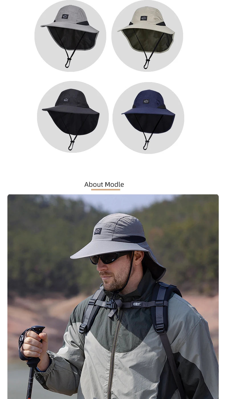 Summer Water-resistant Men's Fisherman Hats