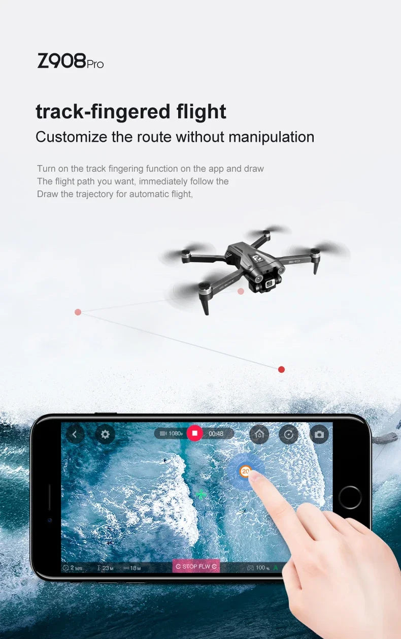 GISAEV Z908 Pro Max Drone Professional 8K GPS