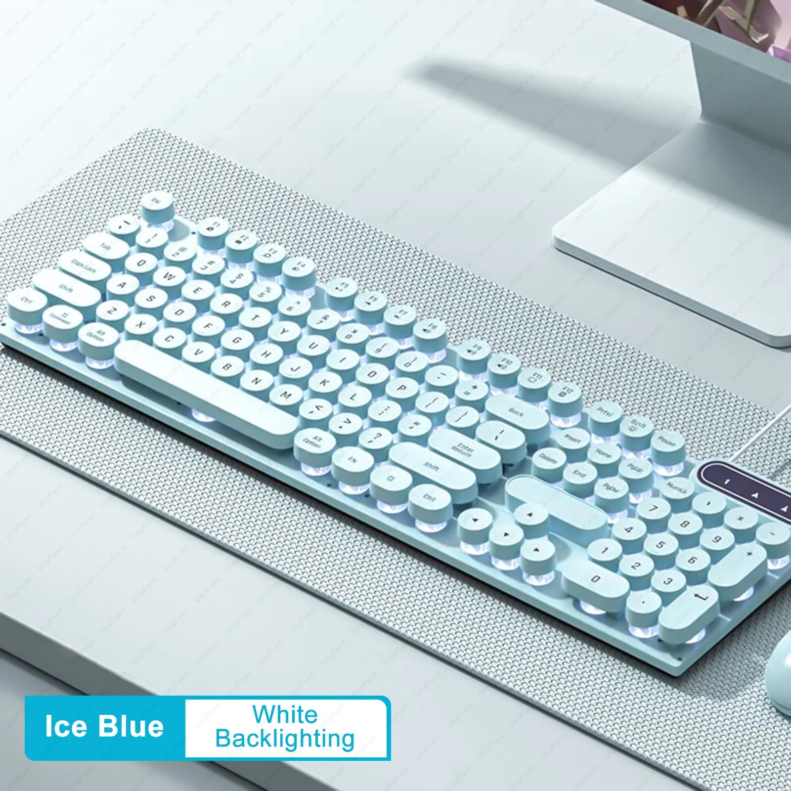 Wired Gaming Keyboard 104 Keys Color Matching