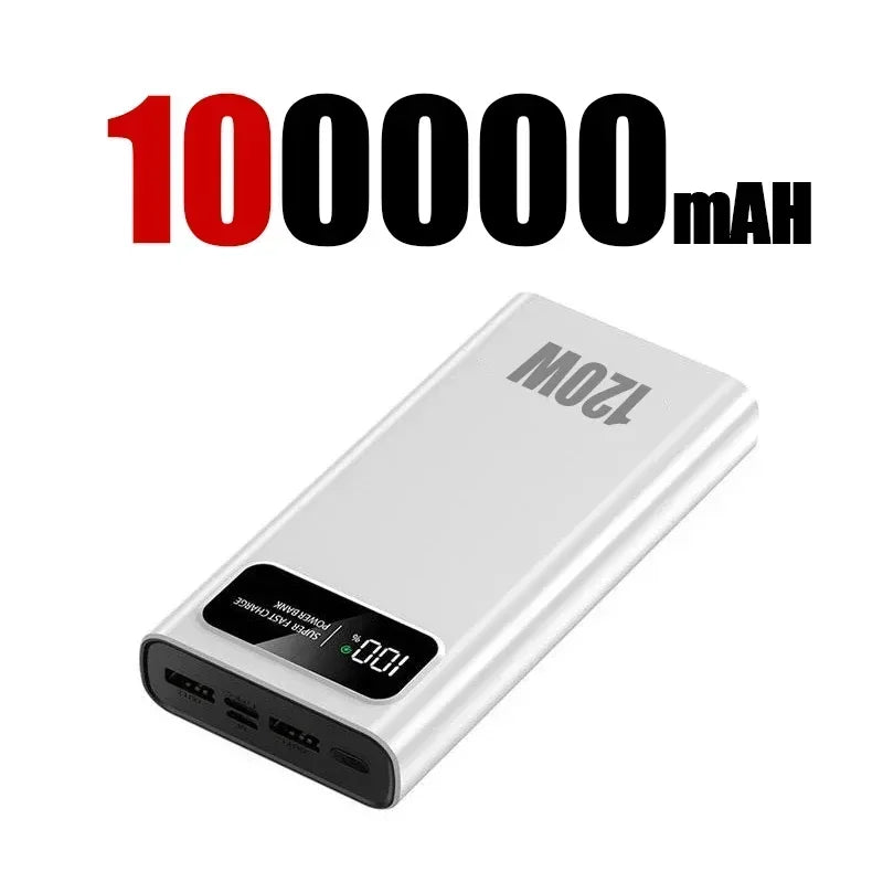 200000mAh Portable Power Bank External Battery