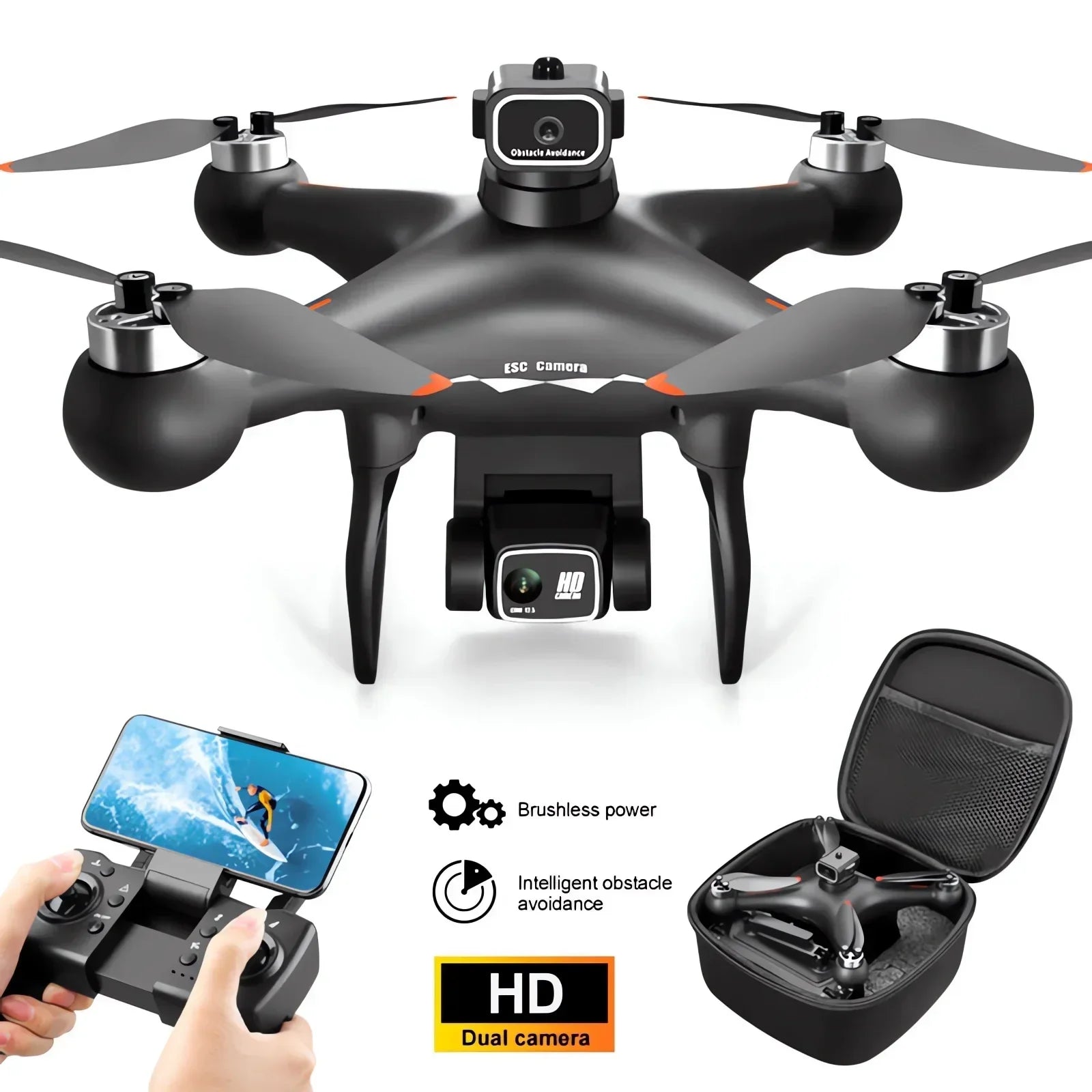 S116 MAX Drone Professional with 3 Batteries 8K