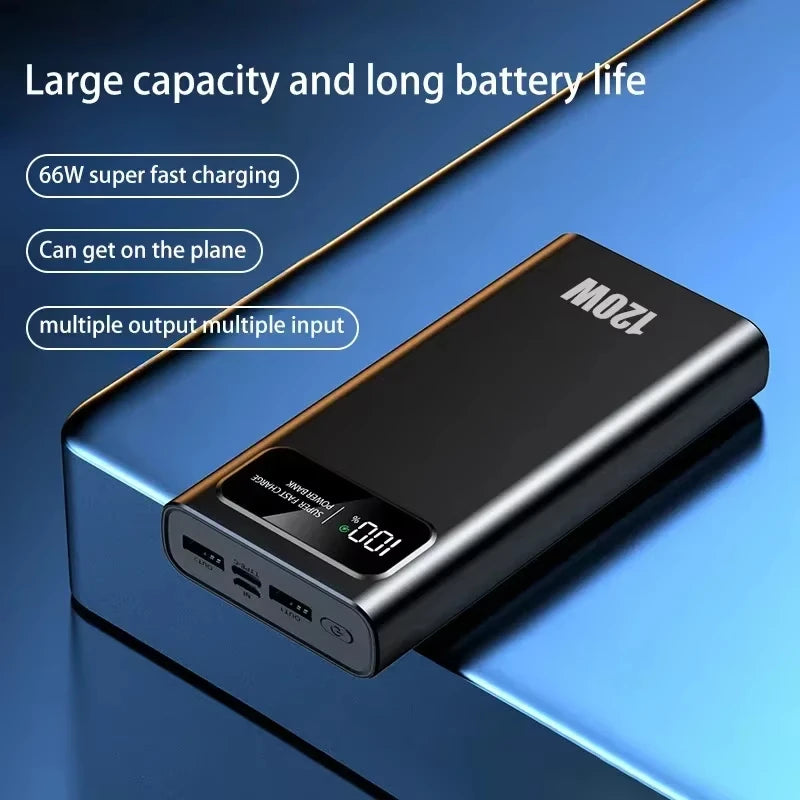 200000mAh Portable Power Bank External Battery