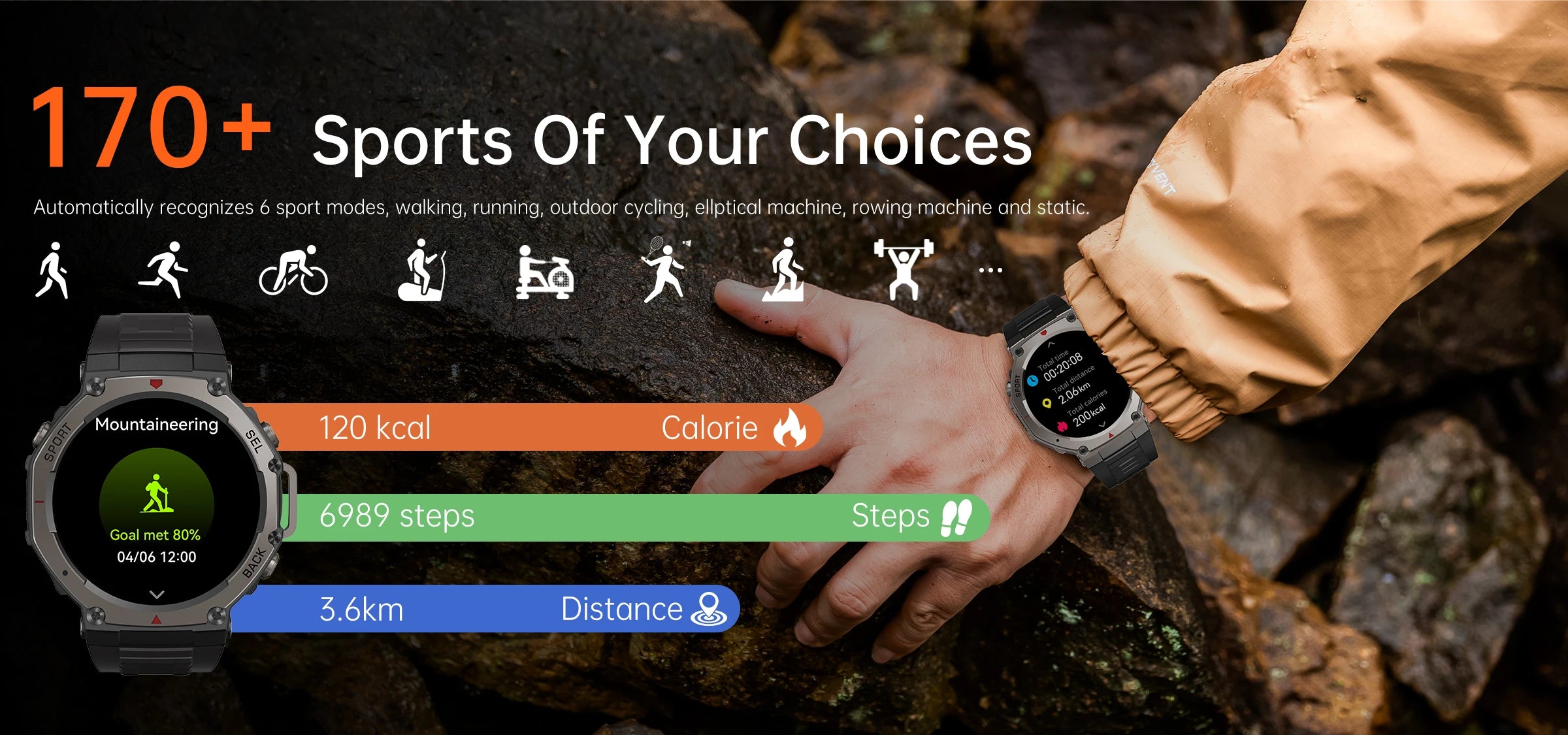 2025 New Military Bluetooth Call Smart Watch
