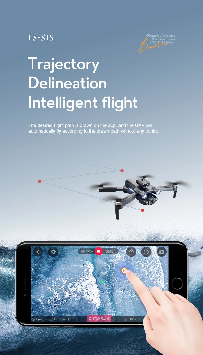 New S1S Mini Drone Profesional 8K HD Camera