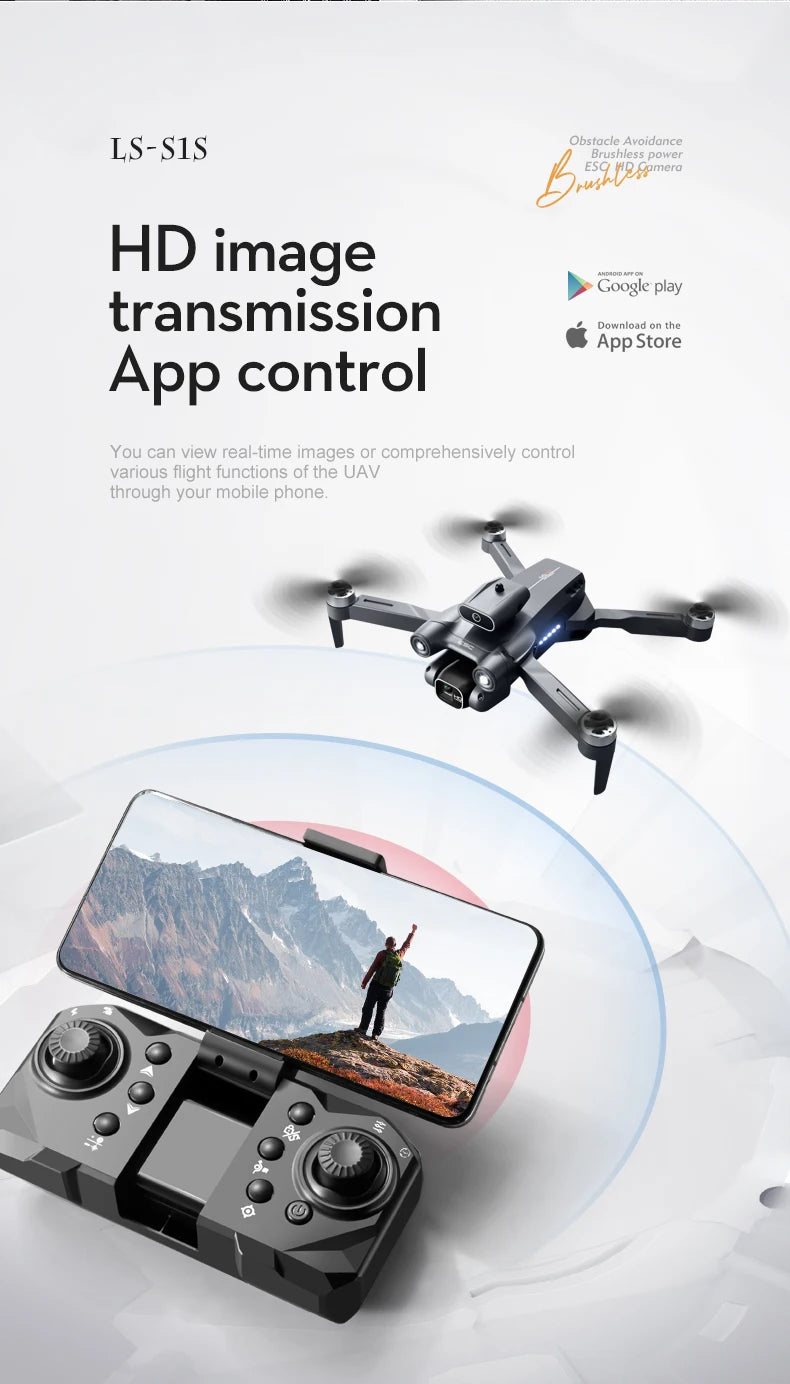 New S1S Mini Drone Profesional 8K HD Camera