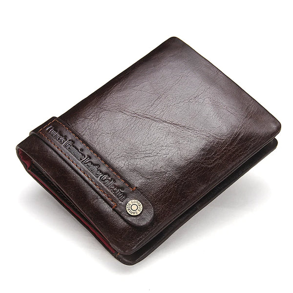 CONTACT'S 100% Genuine Leather RFID Men