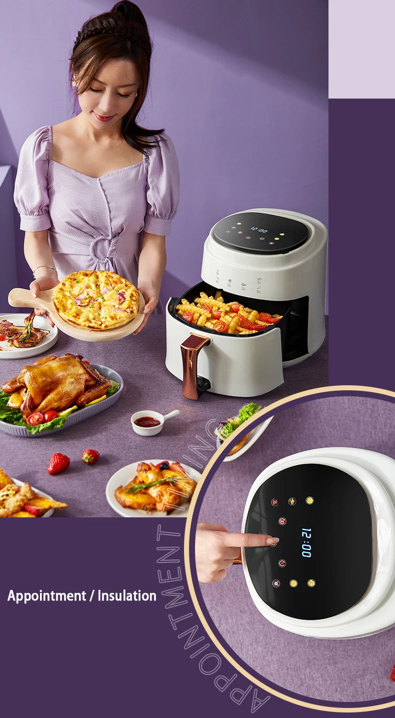 900W 110V-220V Household 8L AirFryer No Oil