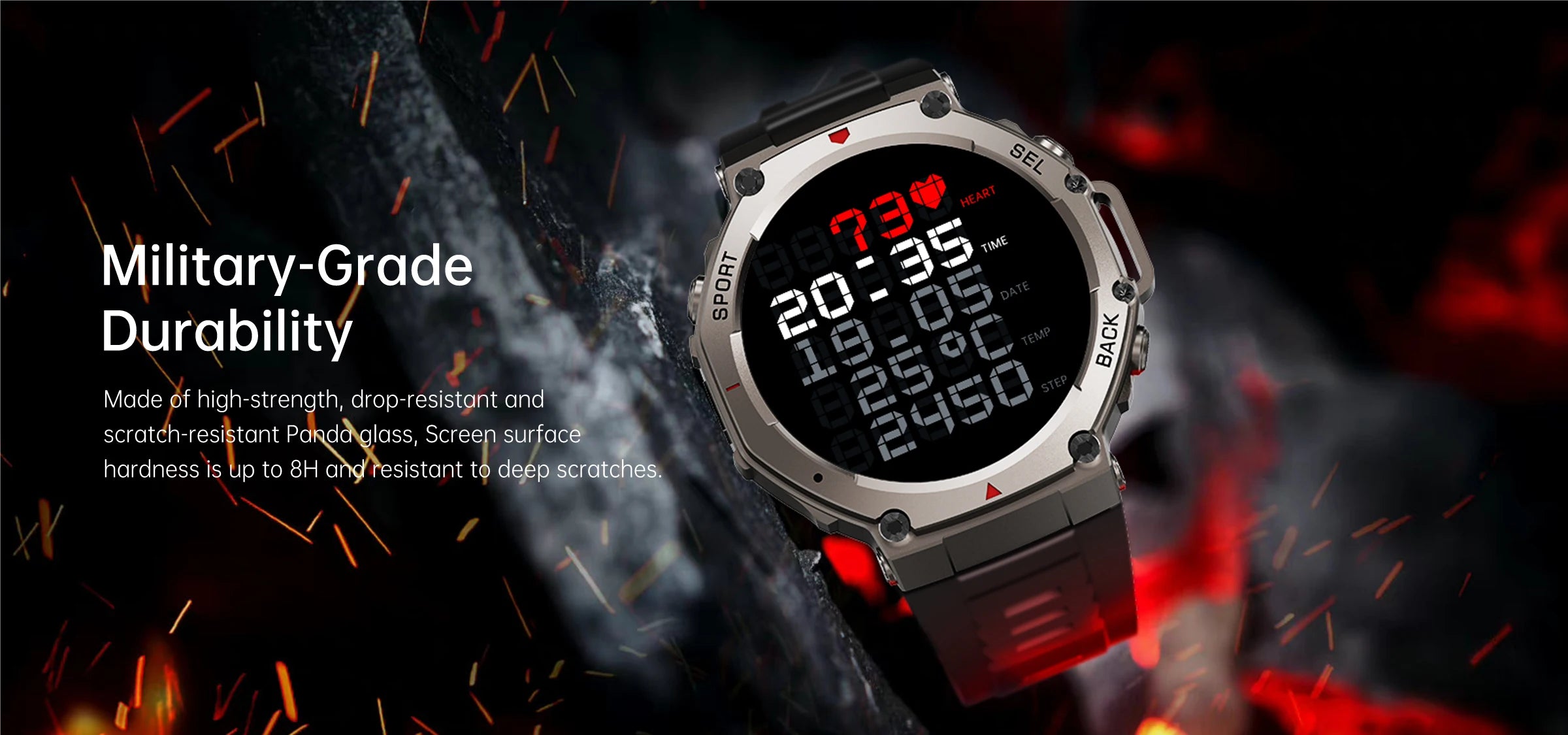 2025 New Military Bluetooth Call Smart Watch