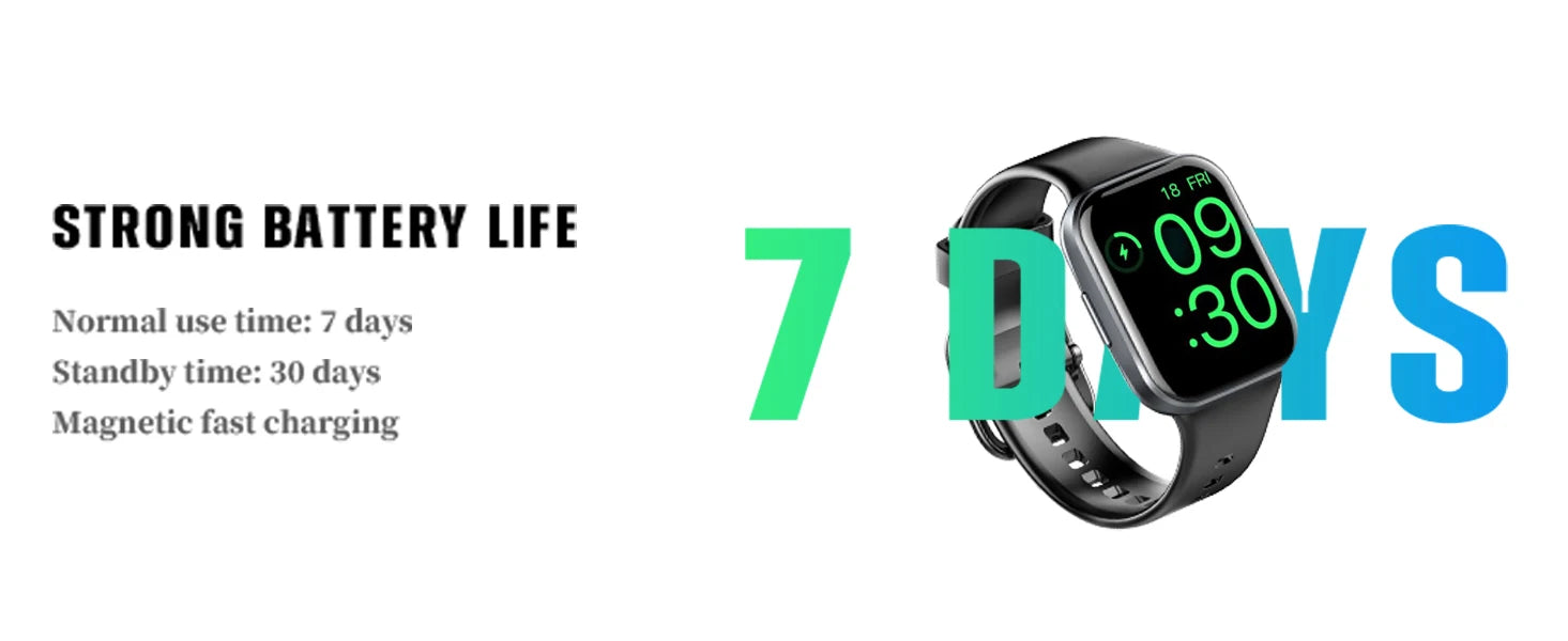 Nerunsa Smart Watch, 1.69" HD Touch Screen