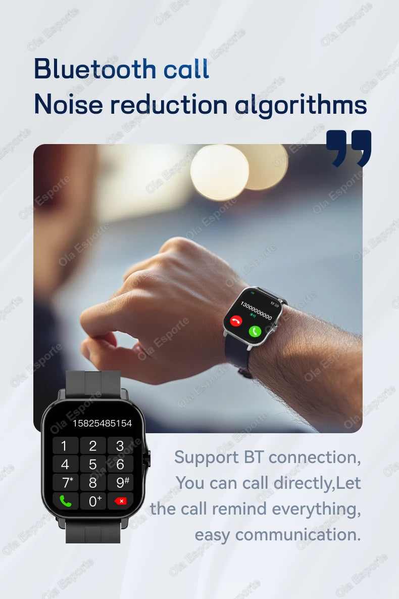 1.83'' Waterproof Smart Watch with Message