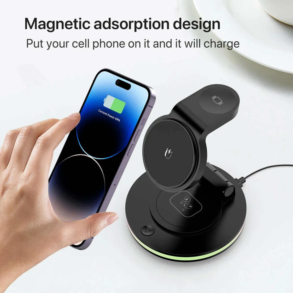 4 in 1 Wireless Charging Station For iPhone 16