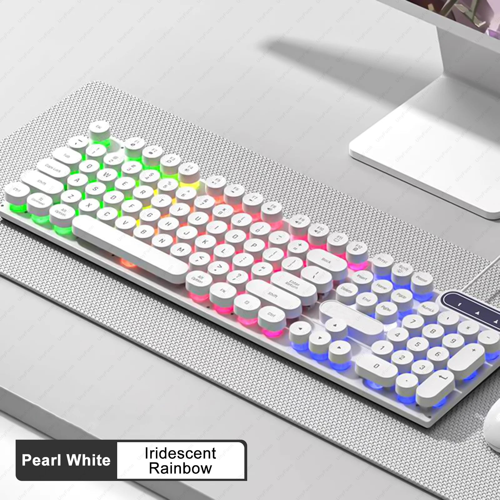 Wired Gaming Keyboard 104 Keys Color Matching