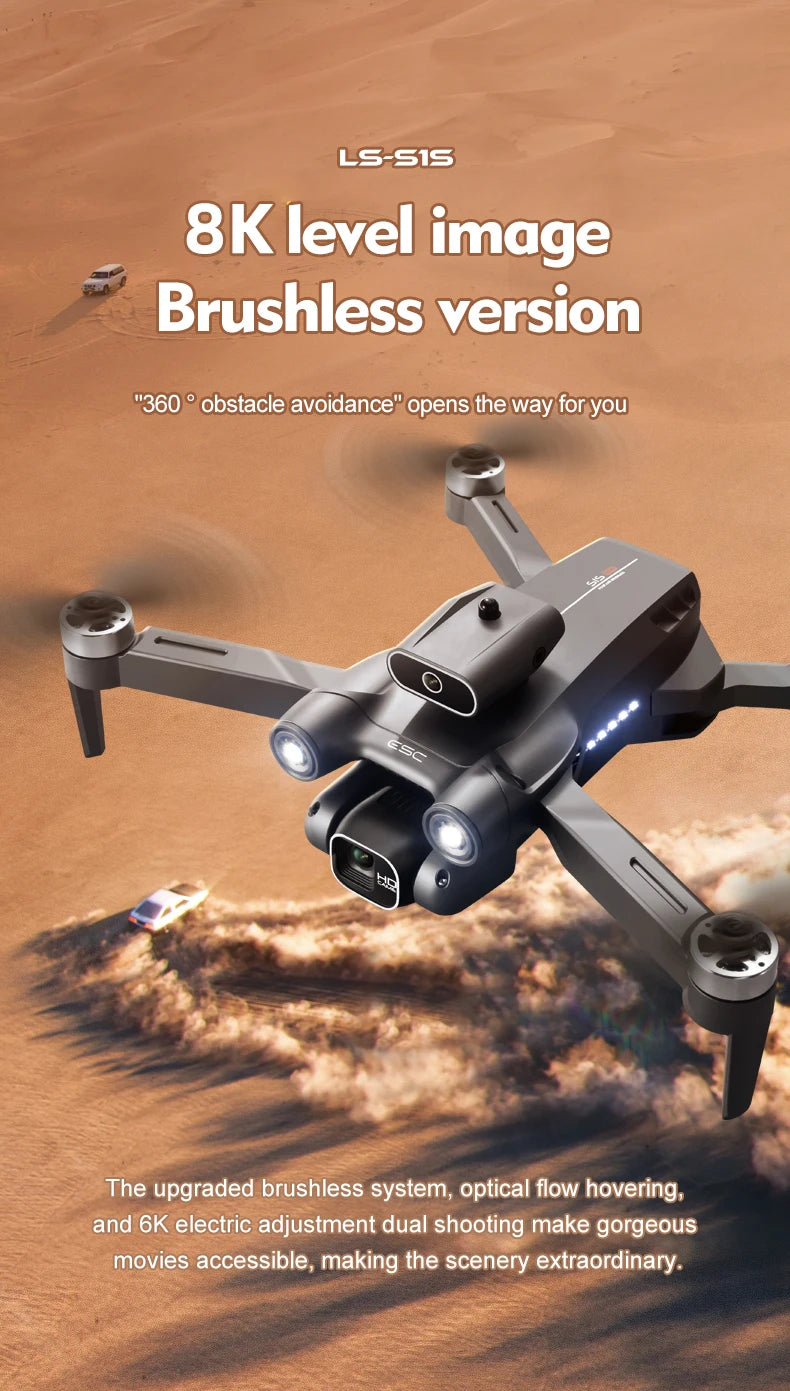 New S1S Mini Drone Profesional 8K HD Camera