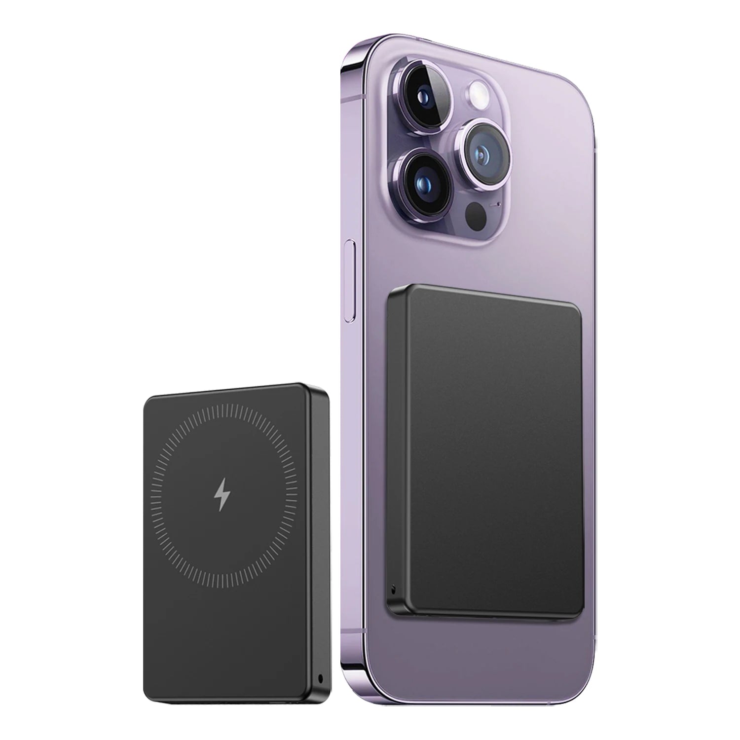 Magnetic Power Bank 5000Mah, Wireless Portable