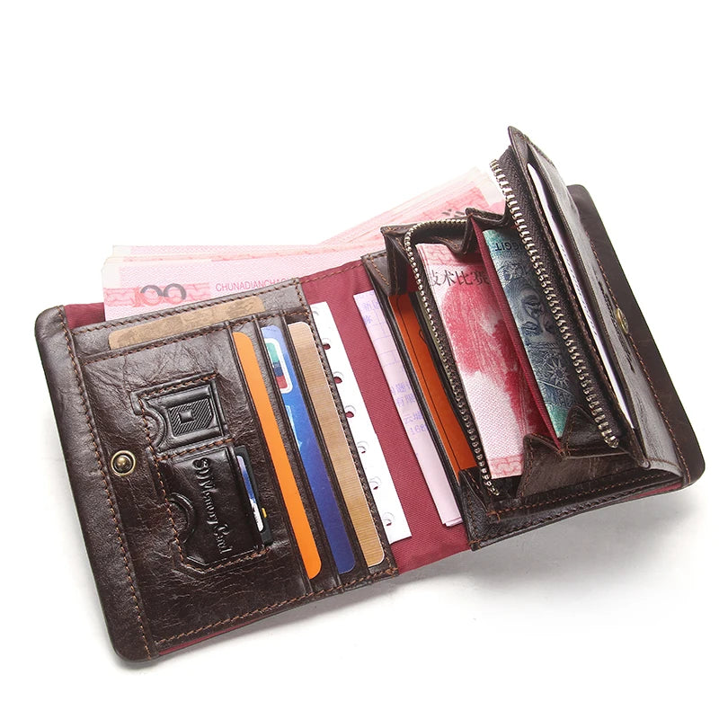 CONTACT'S 100% Genuine Leather RFID Men