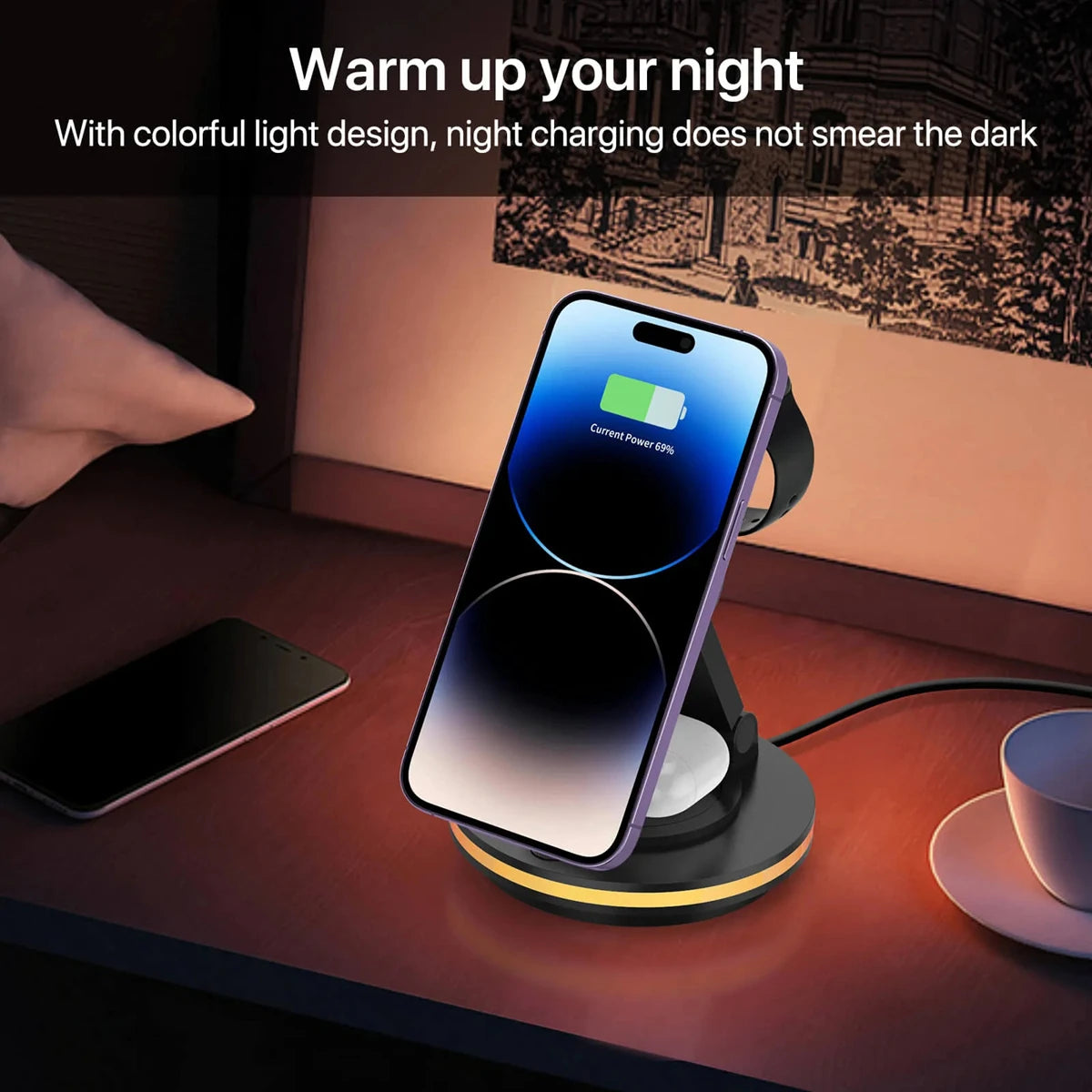 4 in 1 Wireless Charging Station For iPhone 16