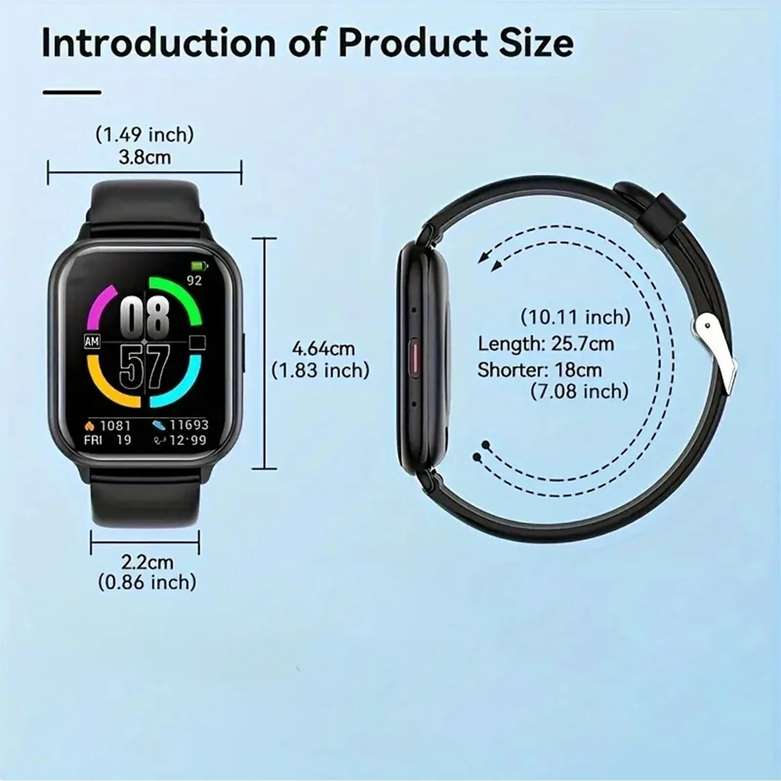 Smart watch, wireless calling/dial, multi-Sport
