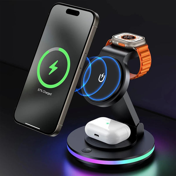4 in 1 Wireless Charging Station For iPhone 16