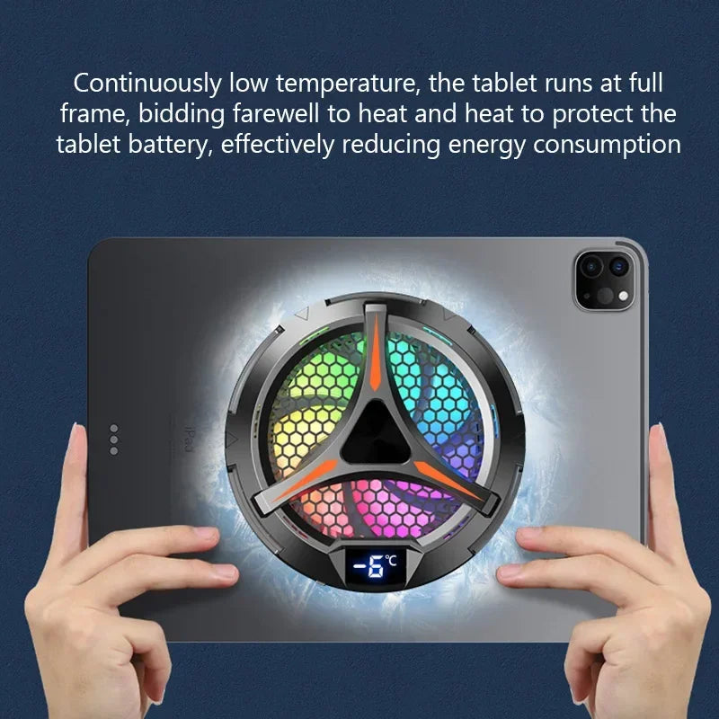 X42 Mute Fan Phone Magnetic Cooler for iPad iphone